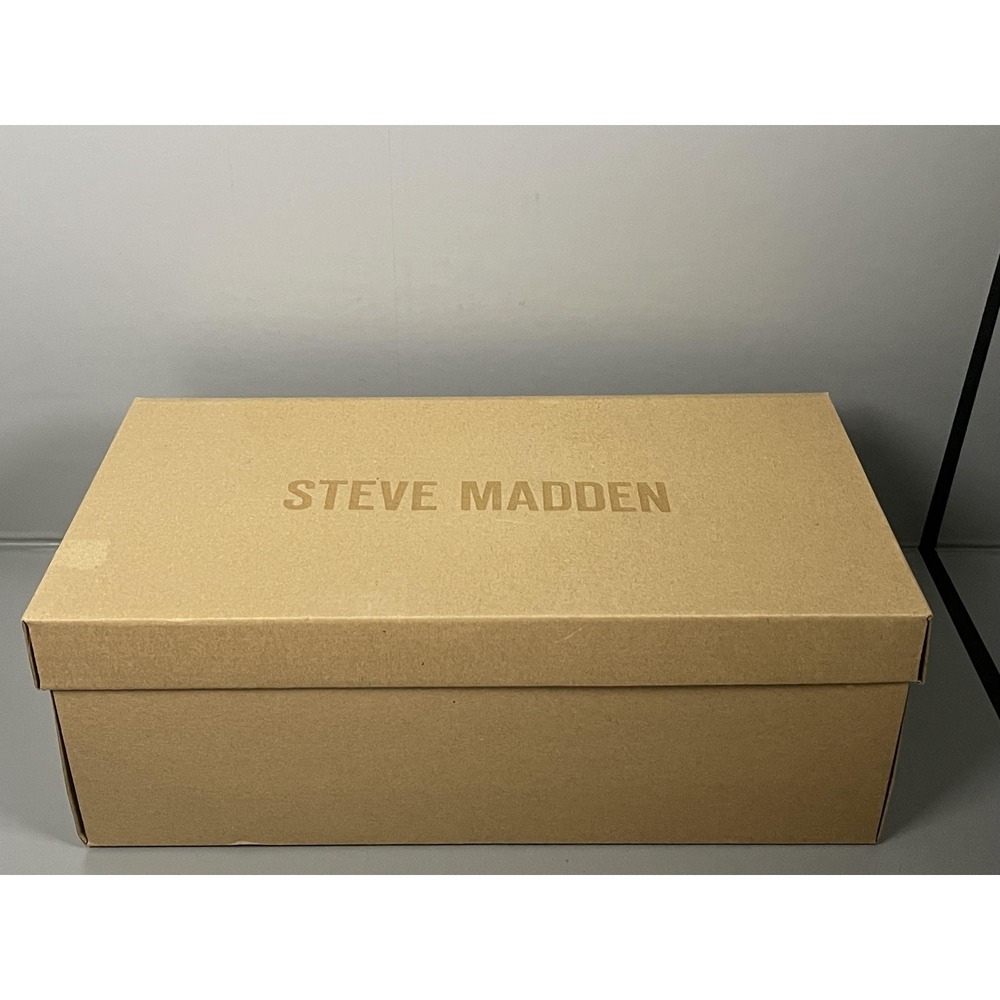 Steve Madden Daxtin Shoes Mens Size 9 Brown Leather Derby Dress Formal - Picture 8 of 10